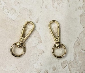 Карабин для сумки. Золото 11 мм