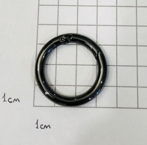 Кольцо карабин для сумки. Черный никель