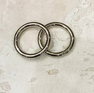 Кольцо для сумки. Никель