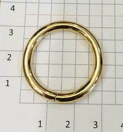 Кольцо для сумки. Золото