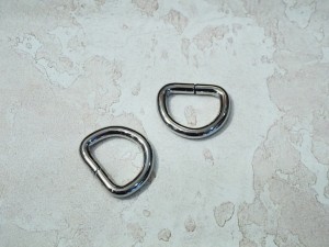 Полукольцо для сумки. Никель (20 мм)