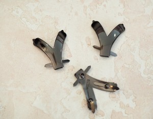 Украшение для обуви. Черный никель