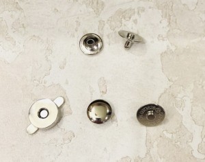 Магнитная кнопка 14 мм. Никель