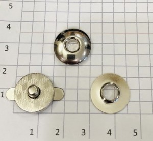 Магнитная кнопка 18 мм. Никель