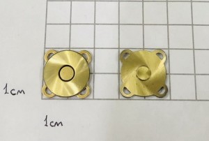 Магнитная кнопка 18 мм. Антик браш