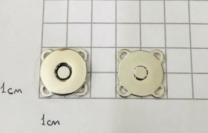 Магнитная кнопка 18 мм. Никель