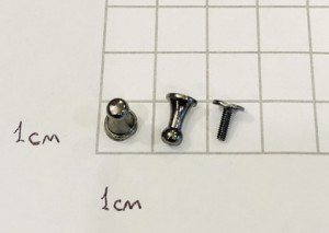 Кобурная кнопка. Черный никель