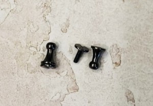 Кобурная кнопка. Черный никель