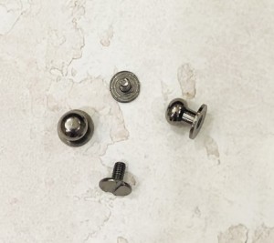 Кобурная кнопка. Черный никель