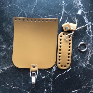 Кожаный набор для мини сумки