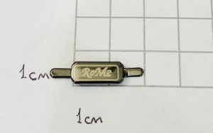 Украшение для обуви. Черный никель