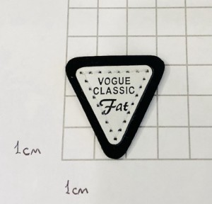 Нашивка кожаная. Черный + белый