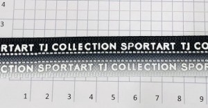 Тесьма 20 мм Черный градиент