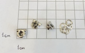 Люверс для обуви. Никель