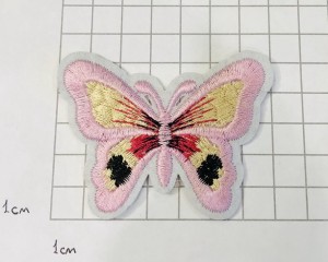 Нашивка текстильная. Бабочка