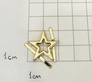 Украшение для обуви. Золото