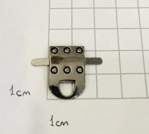 Украшение для обуви. Черный никель