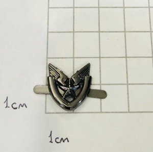 Украшение для обуви. Черный никель