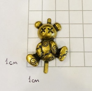 Украшение для обуви. Старое золото