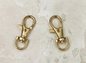Карабин для сумки. Золото 8 мм