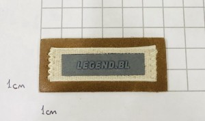 Нашивка кожаная