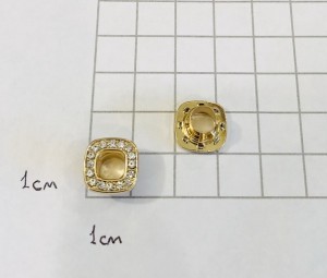 Люверс для обуви. Золото + стразы