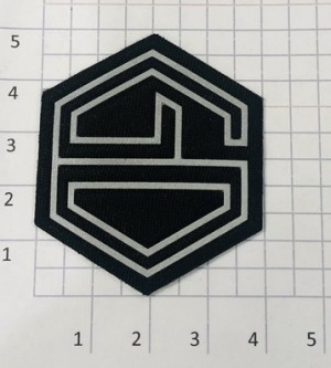 Нашивка текстиль + пластик