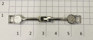 Украшение для обуви. Никель