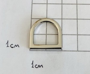 Полукольцо. Никель (15мм)