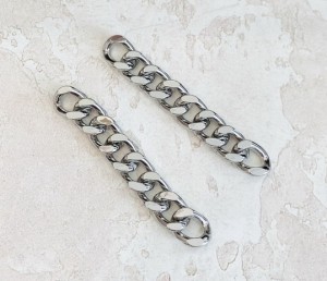 Цепочка для обуви. Никель