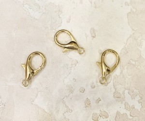 Карабин-застежка. Золото 30 мм