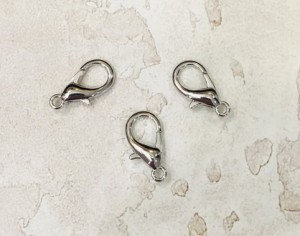 Карабин-застежка. Никель 18 мм