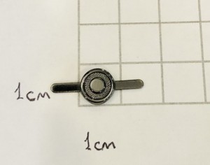 Украшение для обуви. Черный никель