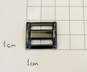 Украшение для обуви. Черный никель
