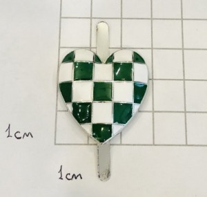 Украшение для обуви. Никель + эмаль