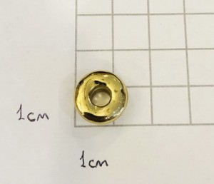 Люверс для обуви. Золото