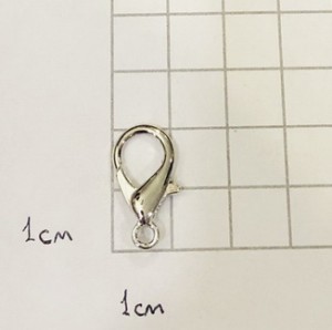 Карабин-застежка. Никель 21 мм