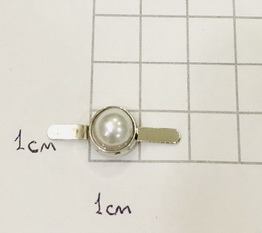 Украшение для обуви. Никель + страз