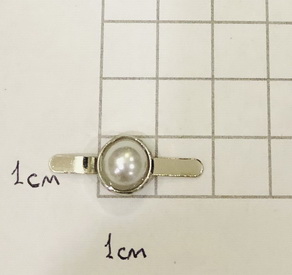 Украшение для обуви. Никель + страз