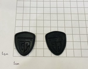 Нашивка кожаная. Черный