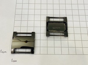 Украшение для обуви. Черный никель