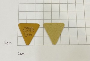 Нашивка кожаная. Коричневый