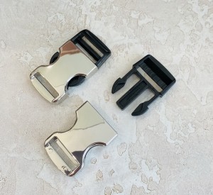 Фастекс никель + черный (25 мм)