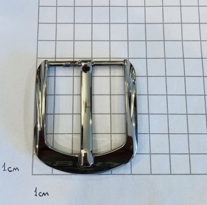 Пряжка ременная. Никель 40 мм