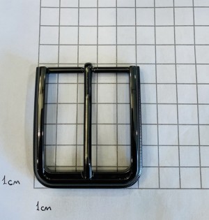 Пряжка ременная. Черный никель 40 мм