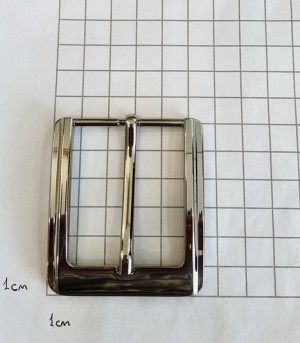 Пряжка ременная. Никель 40 мм