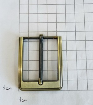 Пряжка ременная. Антик браш 35 мм