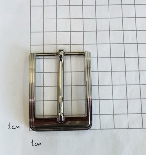 Пряжка ременная. Никель 35 мм