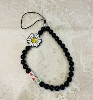 Шнурок для телефона брелок женский украшение браслет на руку (цветок)