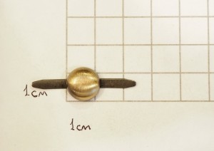 Пукля Ножка. Антик браш 12 мм